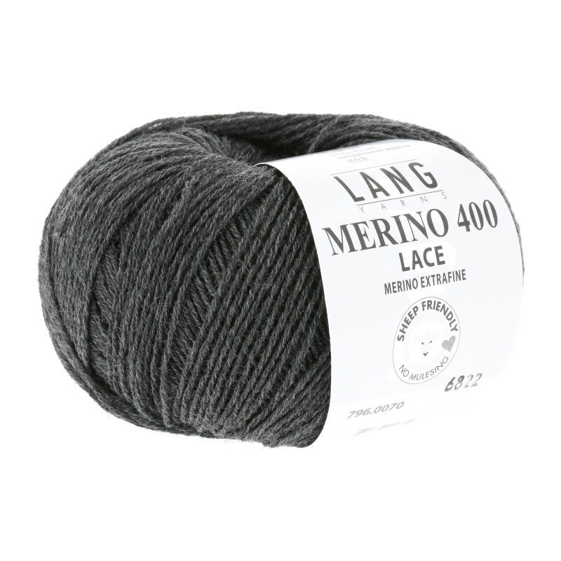 MERINO 400 LACE - 796 - ANTHRAZIT MÉLANGE 796.0070