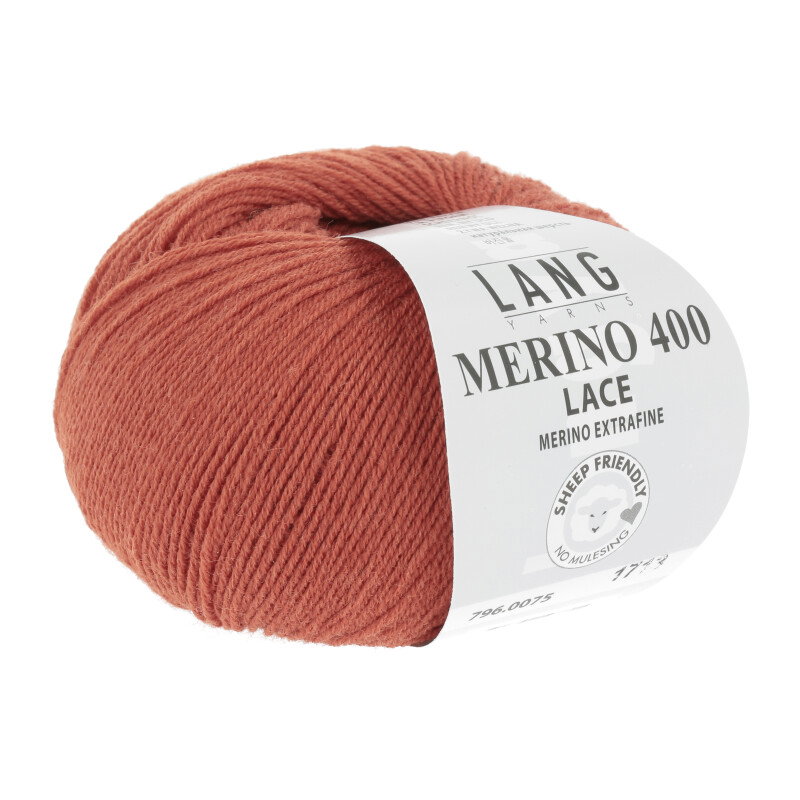 MERINO 400 LACE - 796 - BRAUNORANGE 796.0075