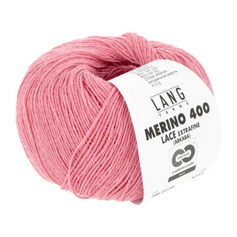 MERINO 400 LACE - 796 - KAUGUMMI MÉLANGE 796.0129