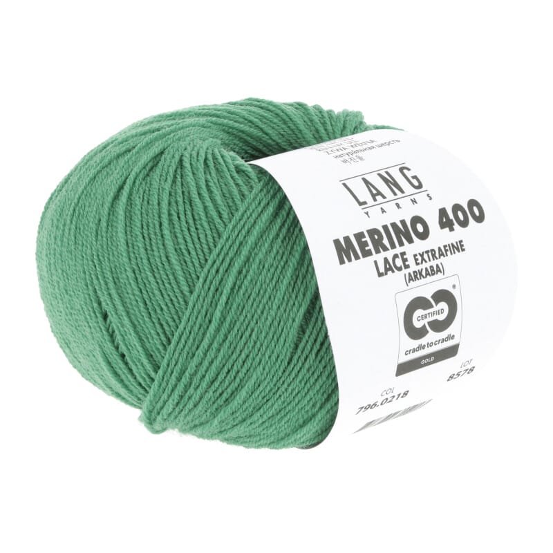 MERINO 400 LACE - 796 - FLASCHENGRÜN 796.0218