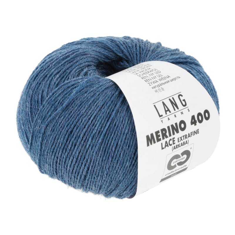 MERINO 400 LACE - 796 - JEANS HELL MÉLANGE 796.0333