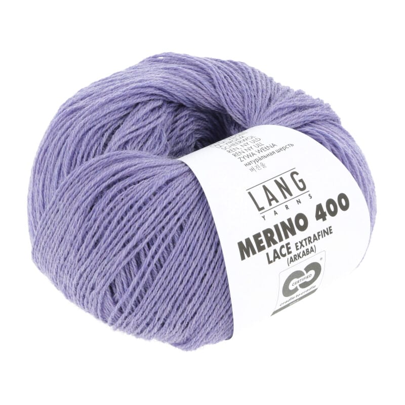 MERINO 400 LACE - 796 - FLIEDER MÉLANGE 796.0346