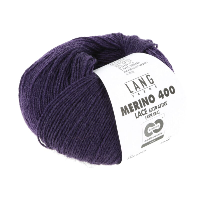 MERINO 400 LACE - 796 - VIOLETT MÉLANGE 796.0347