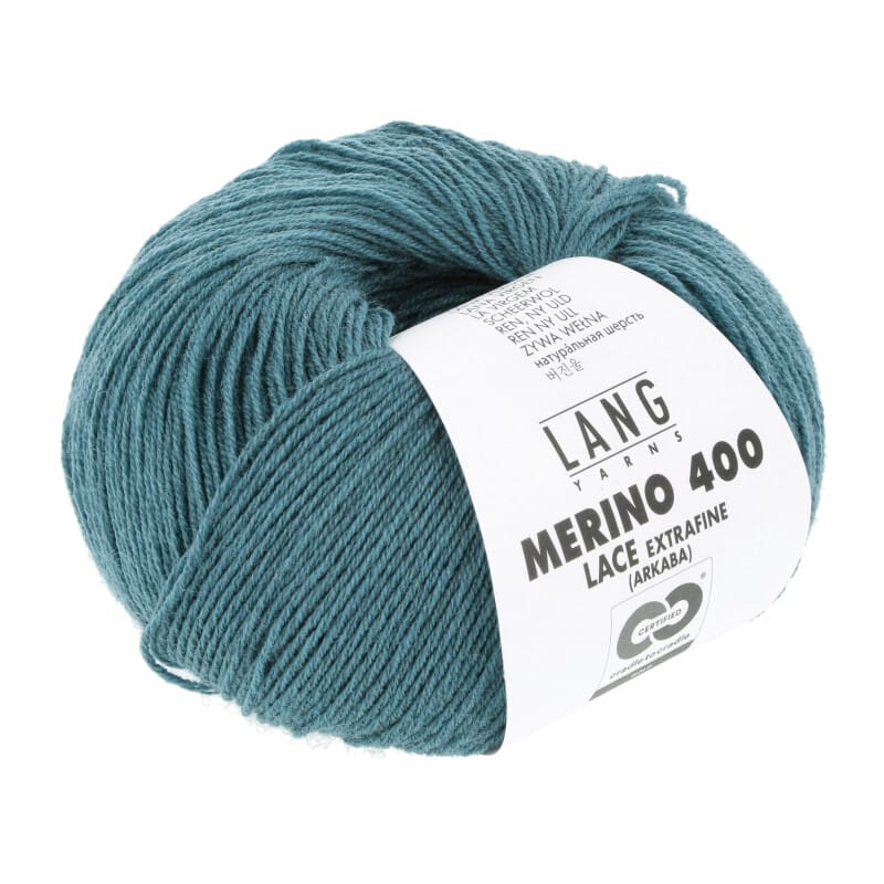 MERINO 400 LACE - 796 - SMARAGD MÉLANGE 796.0373