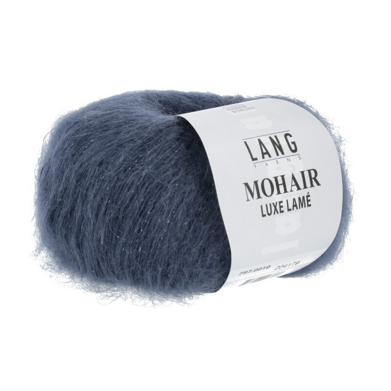 MOHAIR LUXE LAME - 797 - SILBER -STAHL 797.0010