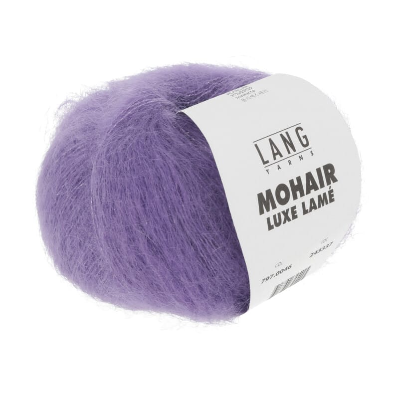 MOHAIR LUXE LAME - 797 - SILBER - FLIEDER 797.0046