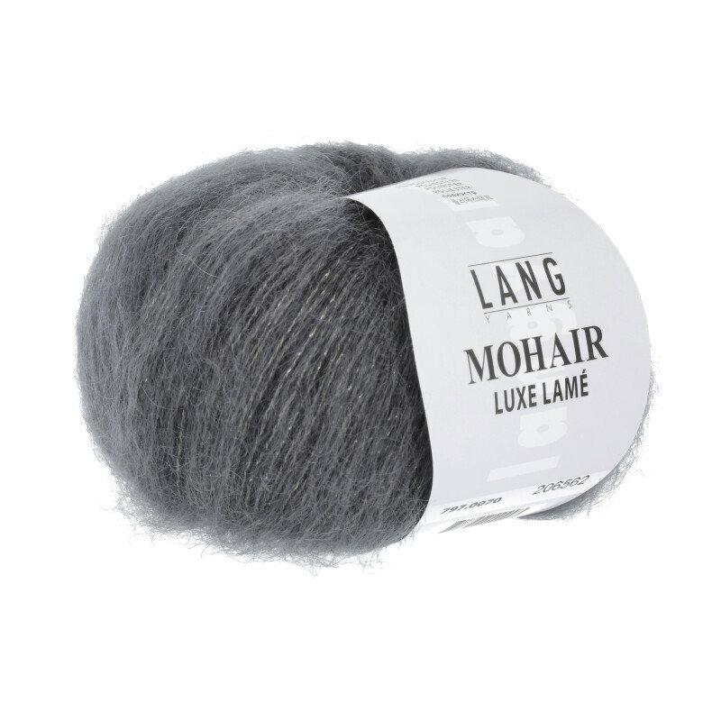 MOHAIR LUXE LAME - 797 - SILBER - ANTHRAZIT 797.0070