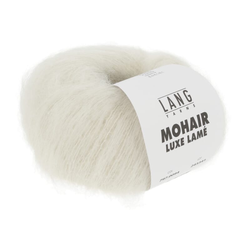MOHAIR LUXE LAME - 797 - SILBER - OFFWHITE 797.0094