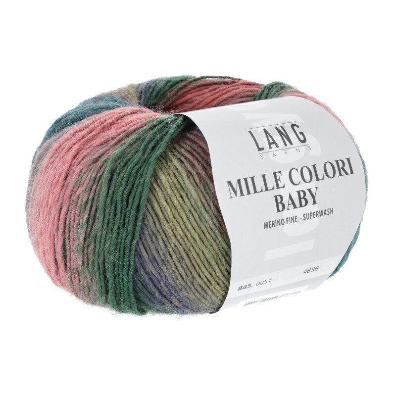 MILLE COLORI BABY - 845 - BUNT/VIOLET/OLIVE 845.0051
