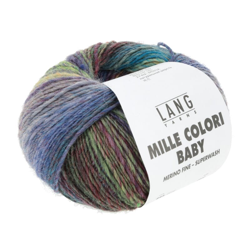 MILLE COLORI BABY - 845 - OLIVE/ROT/BLAU 845.0214