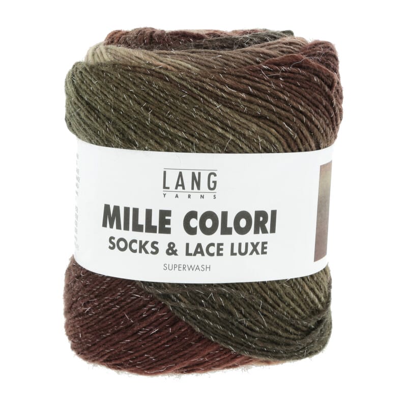MILLE COLORI SOCKS & LACE LUXE - 859 - BEIGE/BRAUN/COGNAC 859.0210