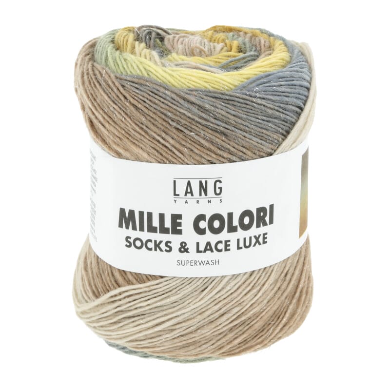MILLE COLORI SOCKS & LACE LUXE - 859 - GELB/OCKER/BEIGE 859.0216