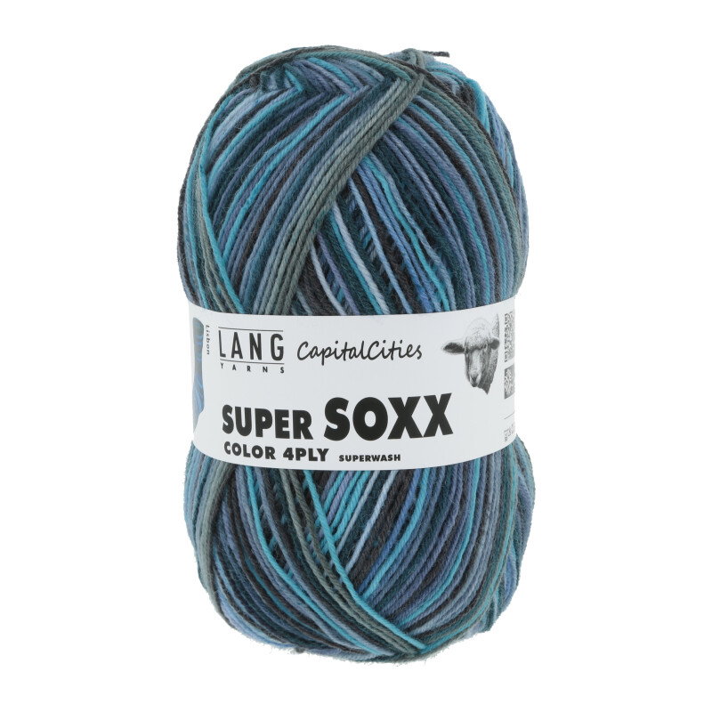 SUPER SOXX COLOR 4-FACH - 901 - BLAU 1116 LISBON 901.0343