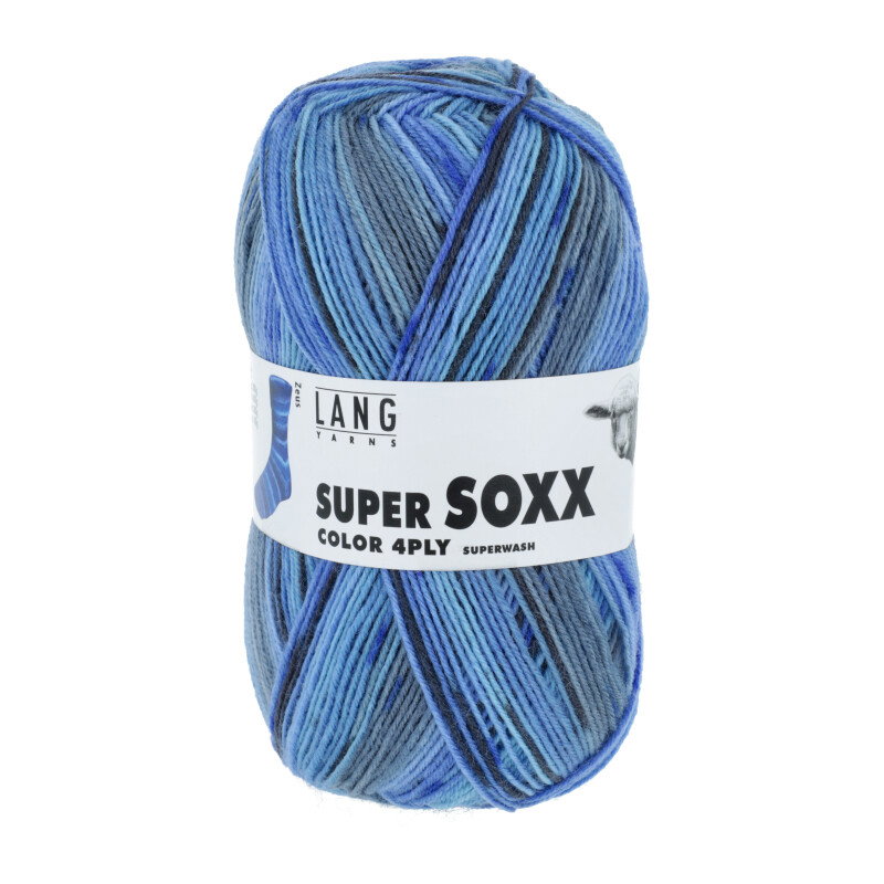 SUPER SOXX COLOR 4-FACH - 901 - BLAU 1120 ZEUS 901.0366