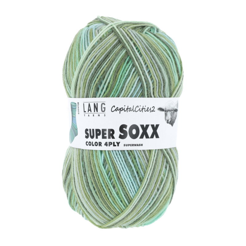 SUPER SOXX COLOR 4-FACH - 901 - HELLGRÜN 1123 MONACO 901.0384