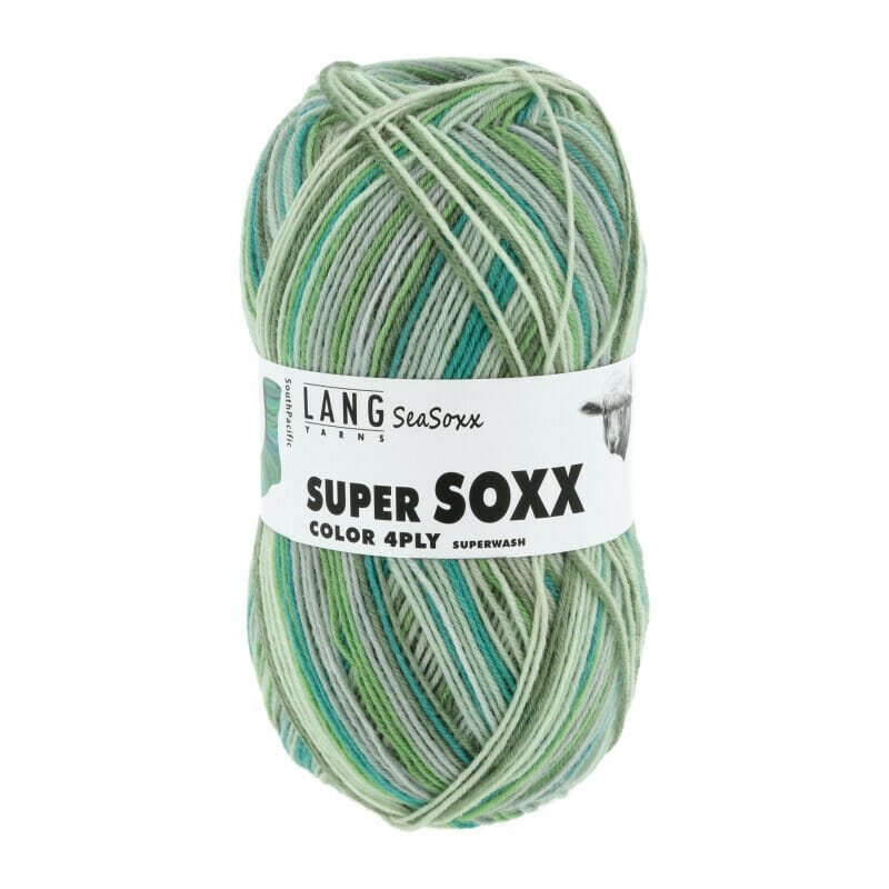 SUPER SOXX COLOR 4-FACH - 901 - GRÜN 1128 SOUTH PACIFIC 901.0413