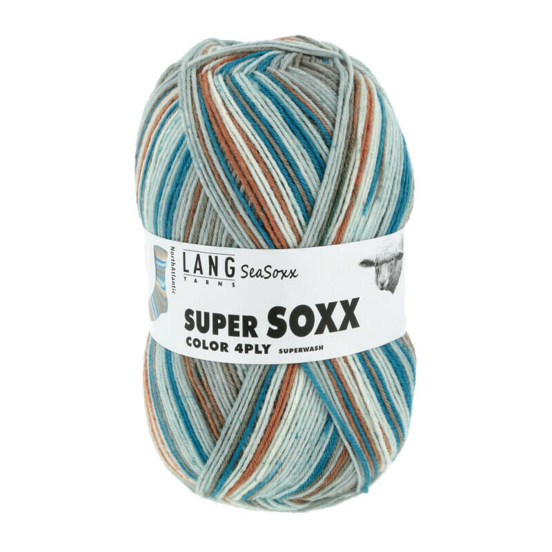 SUPER SOXX COLOR 4-FACH - 901 - BLAU/BRAUN 1128 NORTH ATLANTIC 901.0414