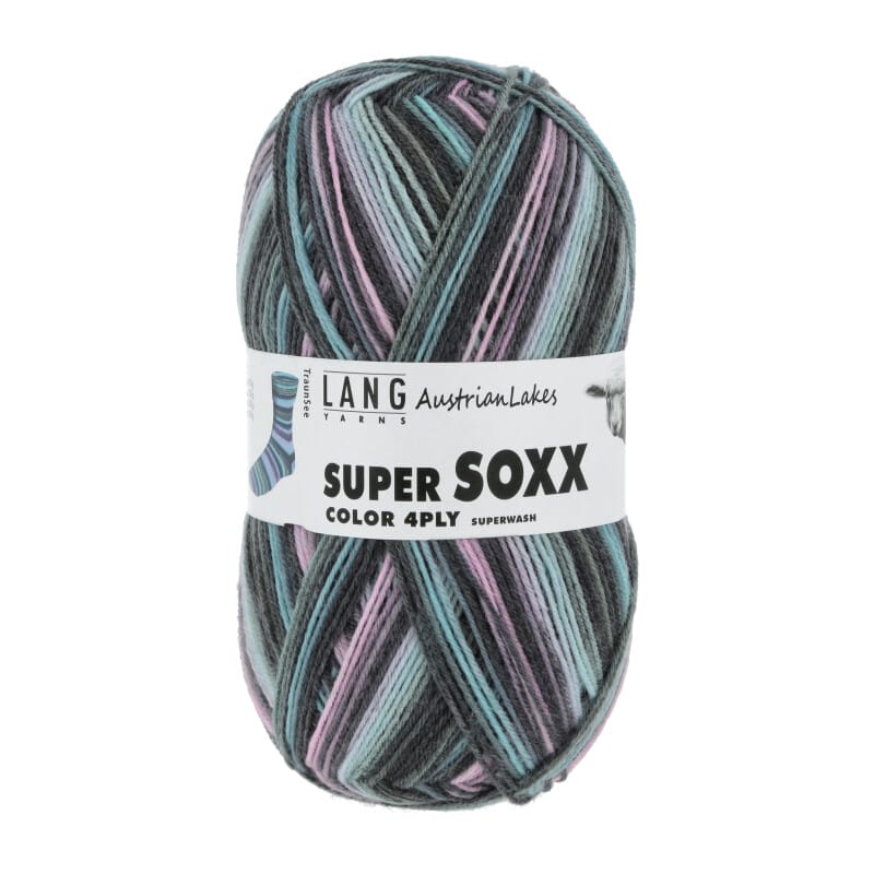 SUPER SOXX COLOR 4-FACH - 901 - SCHWARZ/MINT/ROSA 1129 TRAUNSE 901.0422