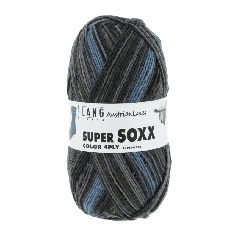 SUPER SOXX COLOR 4-FACH - 901 - BLAU/OLIVE 1129 MONDSEE 901.0423