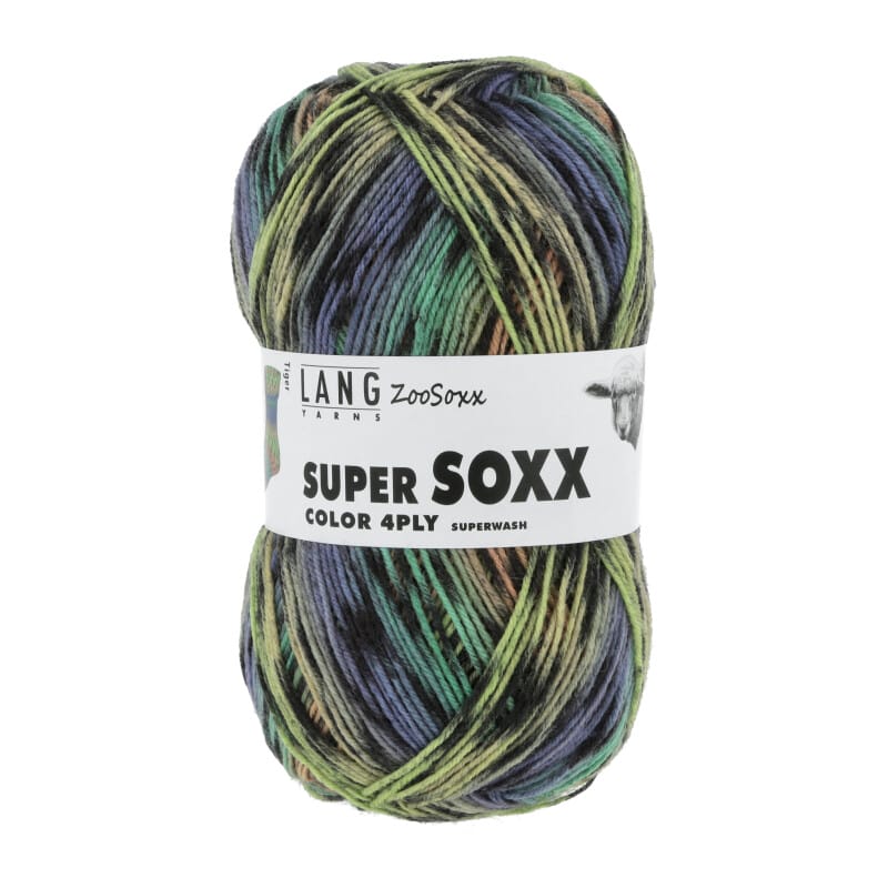 SUPER SOXX COLOR 4-FACH - 901 - BUNT 1130 TIGER 901.0425