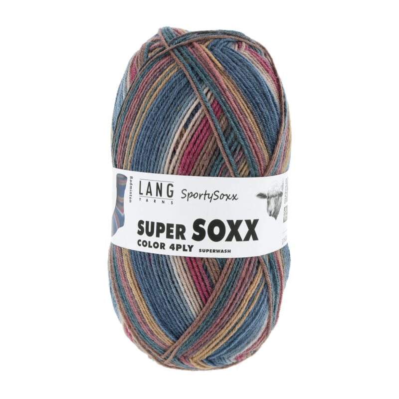 SUPER SOXX COLOR 4-FACH - 901 - DU.BLA/FUCHS/BRA 1142 BADMINTO 901.0501