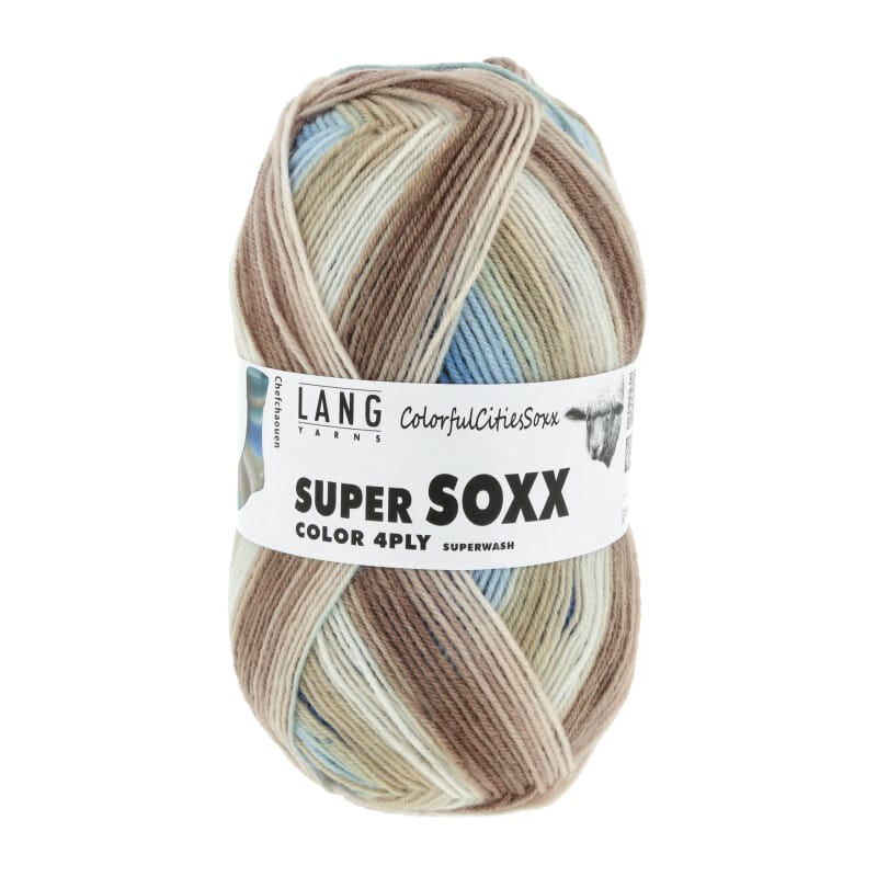 SUPER SOXX COLOR 4-FACH - 901 - BRAUN/PETROL/BLAU 1143 CHEFCHA 901.0506