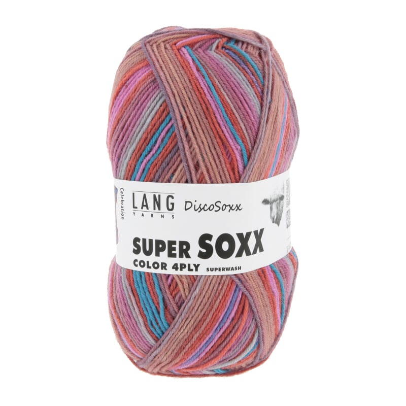 SUPER SOXX COLOR 4-FACH - 901 - ORANGE/BLAU/ROSA 1145 CELEBRAT 901.0521