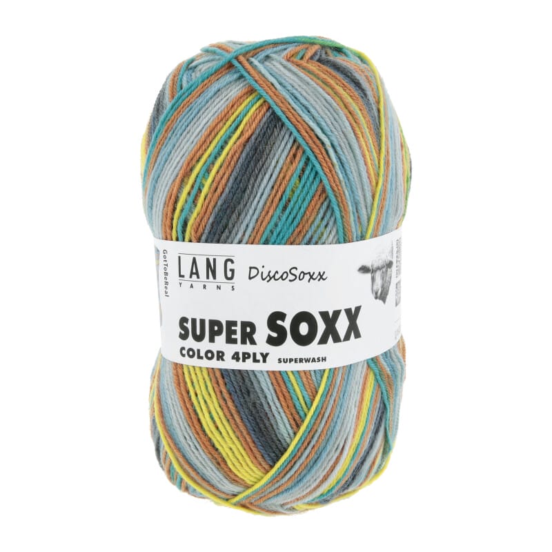 SUPER SOXX COLOR 4-FACH - 901 - GELB/TÜRKI/BRAUN 1145 GOT TO B 901.0522