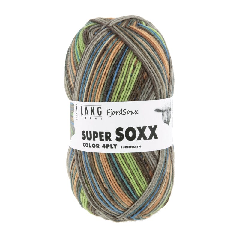 SUPER SOXX COLOR 4-FACH - 901 - BEI/BLA/GRÜ/BRA 1148 RANFJORDE 901.0535