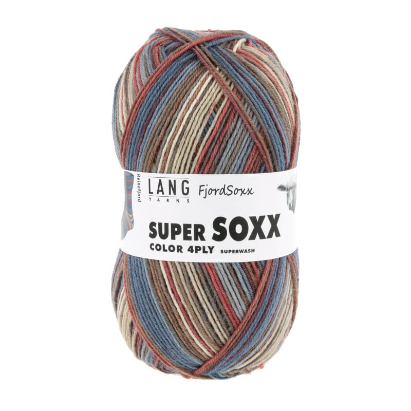 SUPER SOXX COLOR 4-FACH - 901 - BRA/BLA/BEI/ZIE 1148 REINEFJOR 901.0540