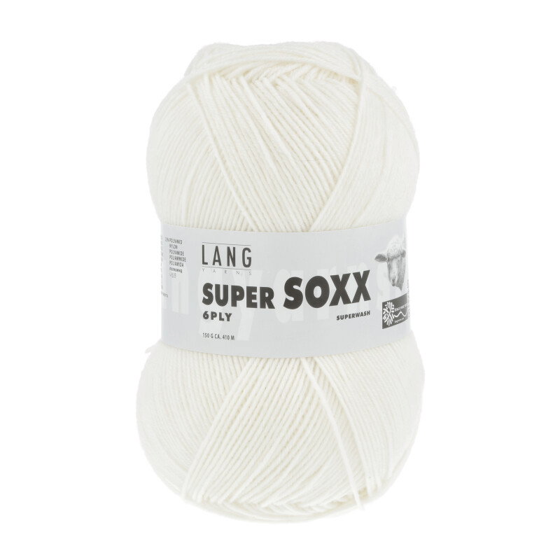 SUPER SOXX 6-FACH/6-PLY - 907 - WEISS 907.0001