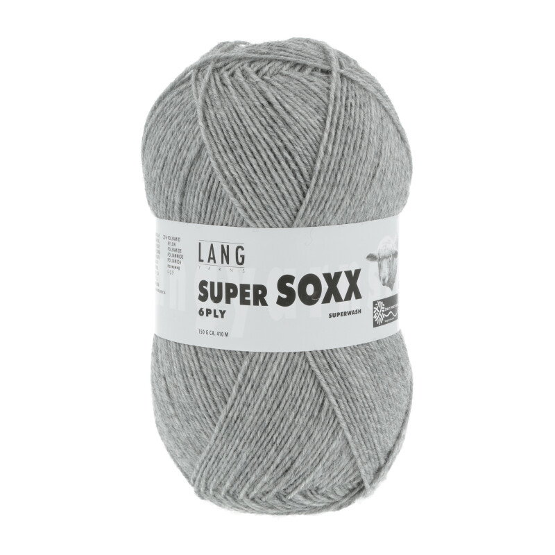 SUPER SOXX 6-FACH/6-PLY - 907 - GRAU MELANGE 907.0003