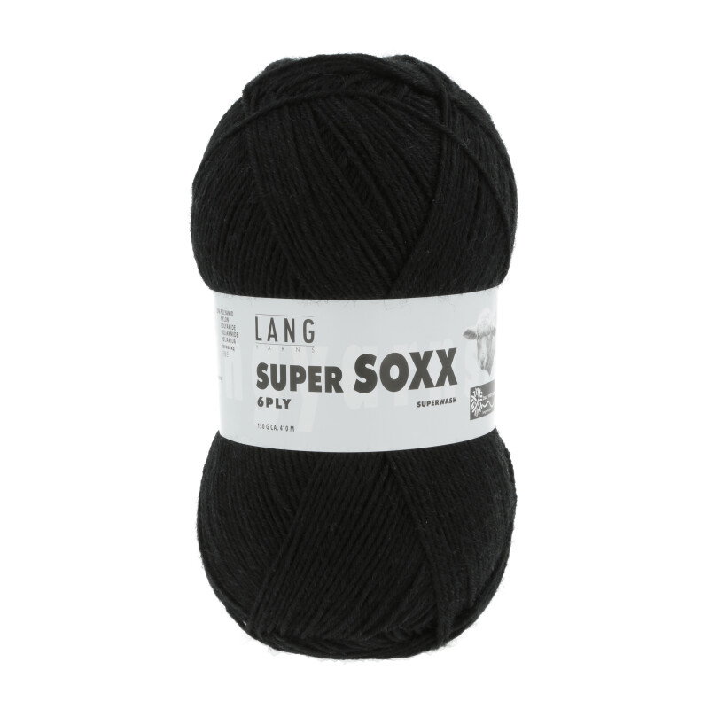 SUPER SOXX 6-FACH/6-PLY - 907 - SCHWARZ 907.0004