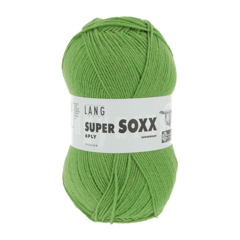 SUPER SOXX 6-FACH/6-PLY - 907 - HELLGRÜN 907.0016