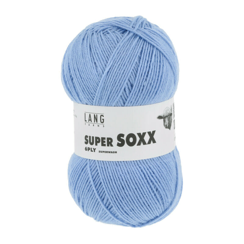 SUPER SOXX 6-FACH/6-PLY - 907 - HIMMELBLAU 907.0021