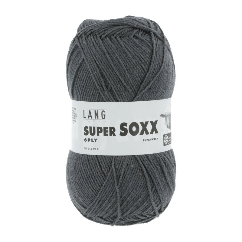 SUPER SOXX 6-FACH/6-PLY - 907 - GRAU 907.0024