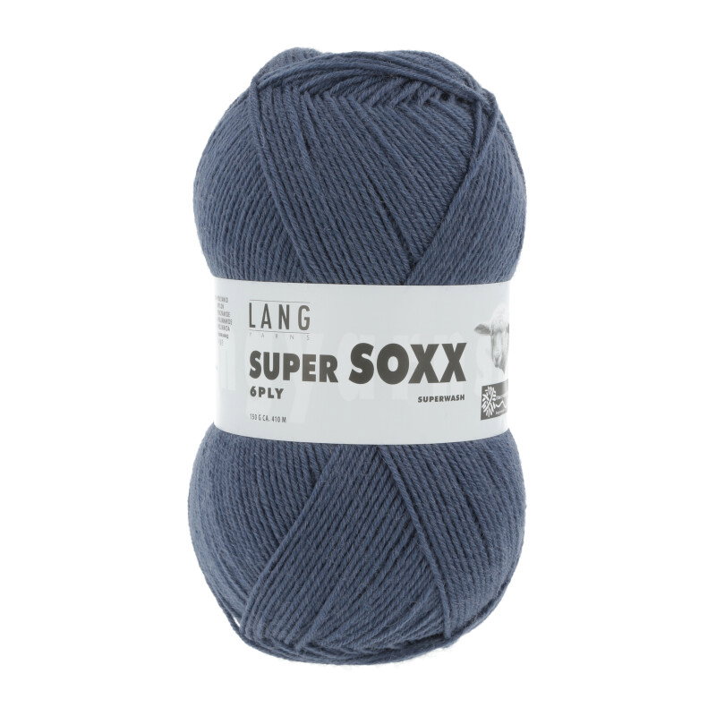 SUPER SOXX 6-FACH/6-PLY - 907 - JEANS DUNKEL 907.0034