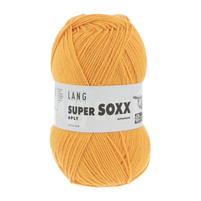 SUPER SOXX 6-FACH/6-PLY - 907 - GOLDGELB 907.0049