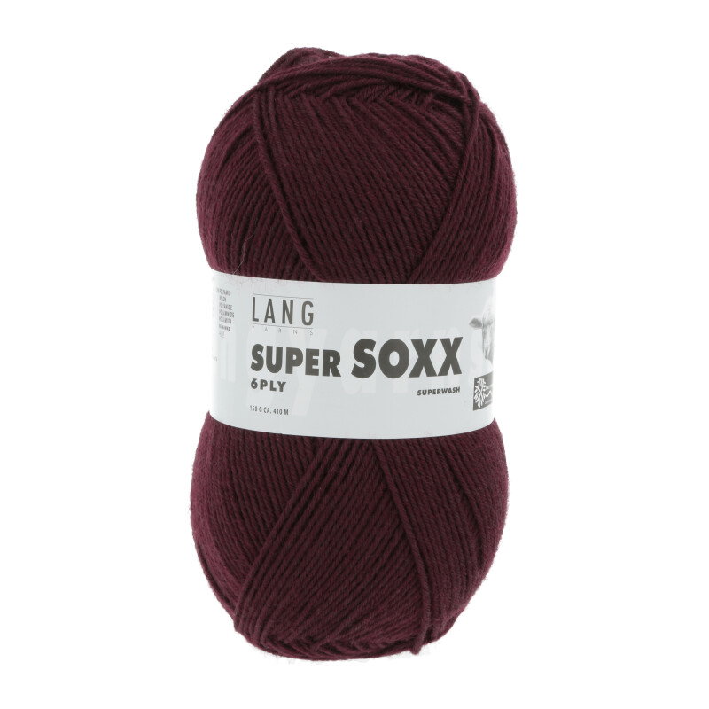 SUPER SOXX 6-FACH/6-PLY - 907 - BORDEAUX 907.0064