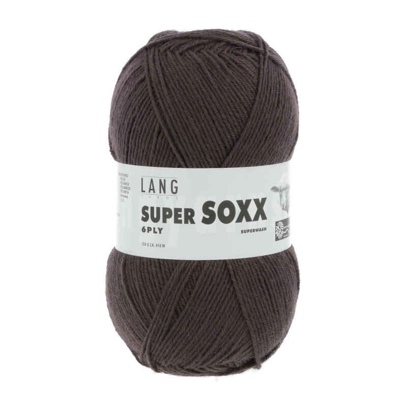 SUPER SOXX 6-FACH/6-PLY - 907 - BRAUN 907.0067