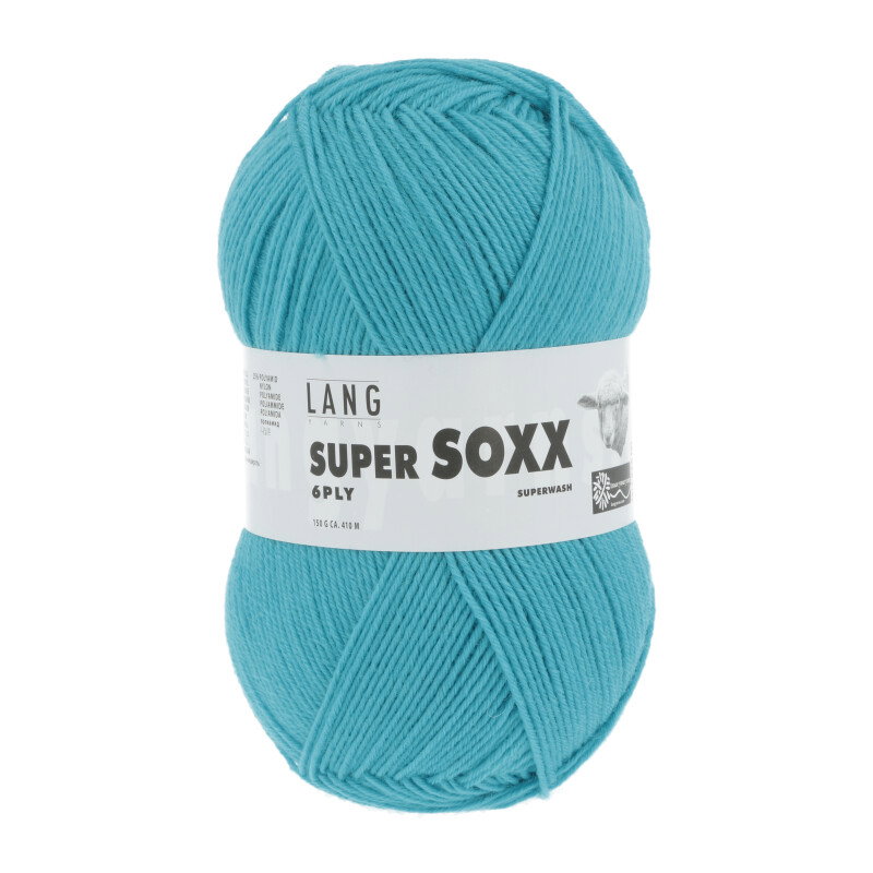 SUPER SOXX 6-FACH/6-PLY - 907 - TÜRKIS 907.0079