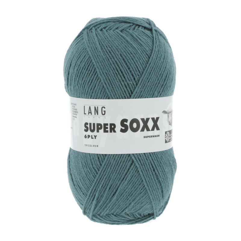 SUPER SOXX 6-FACH/6-PLY - 907 - PETROL 907.0088