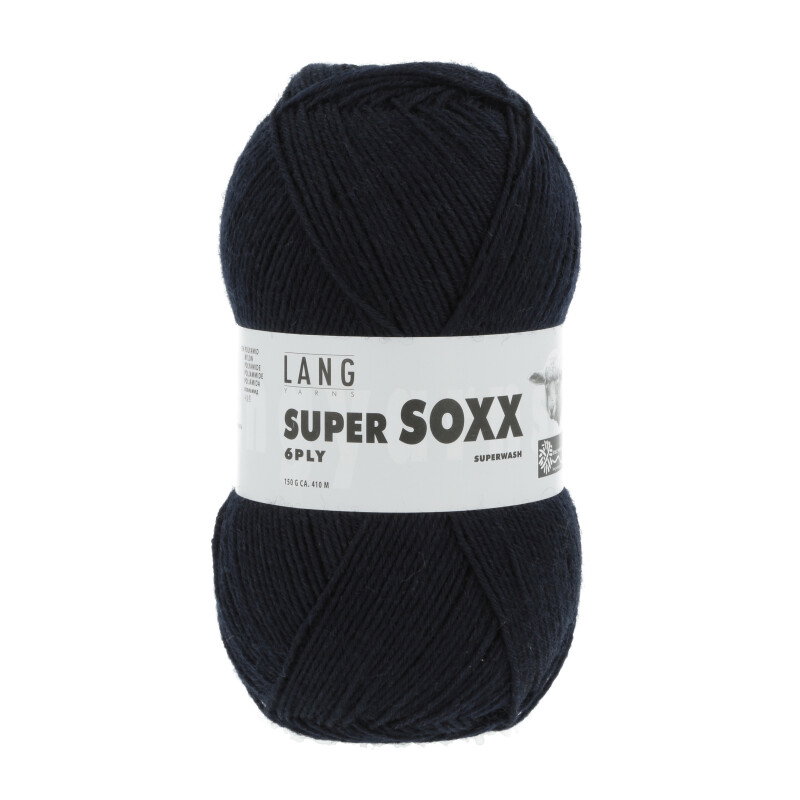 SUPER SOXX 6-FACH/6-PLY - 907 - NACHTBLAU 907.0125