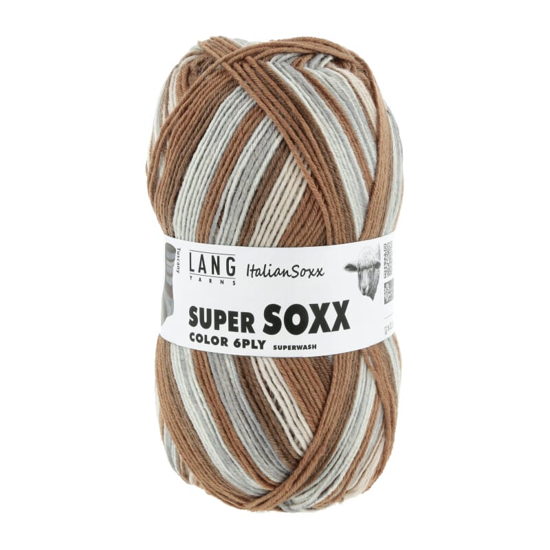 SUPER SOXX COLOR 6-FACH/PLY - 910 - BRAUN 1131 TUSCANY 910.0434
