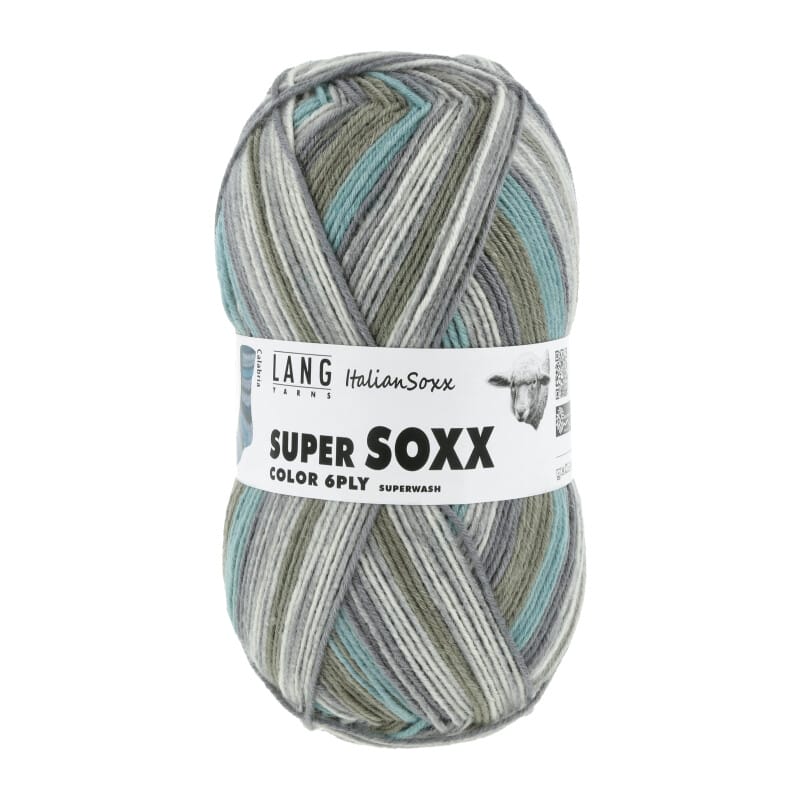 SUPER SOXX COLOR 6-FACH/PLY - 910 - TÜRKIS 1131 CALABRIA 910.0435