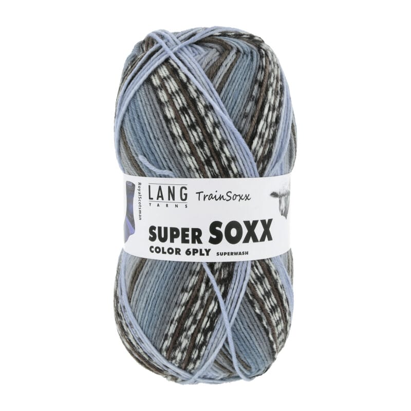 SUPER SOXX COLOR 6-FACH/PLY - 910 - HELLBLAU 1140 ROYAL SCOTSMAN 910.0487