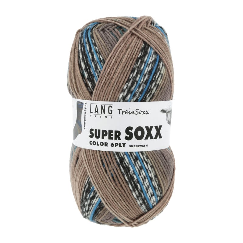 SUPER SOXX COLOR 6-FACH/PLY - 910 - BRAU/OL 1140 ROCKY MOUNTAINEER 910.0488