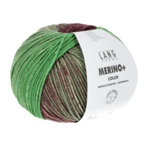MERINO+ COLOR - 926 - GRÜN/BORDEAUX/LACHS 926.0202