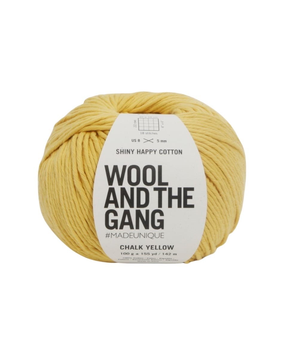 Shiny Happy Cotton - CHALK YELLOW YA227276133