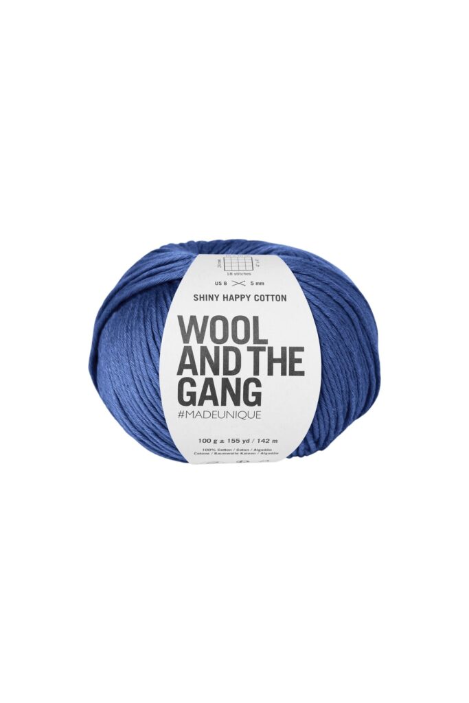 WOOL AND THE GANG Shiny Happy Cotton CORNFLOWER BLUE YA403258034